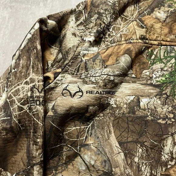 Magellan Outdoors Women's Hunt Gear Realtree Camo Button-Up Shirt M Long Sleeve - Picture 7 of 9